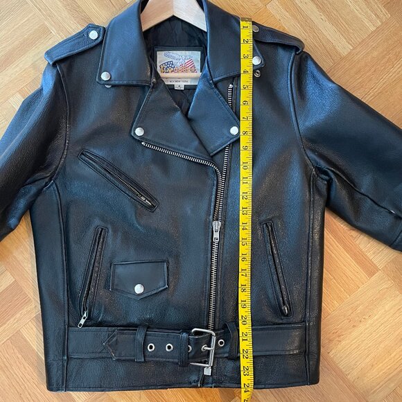 Black leather jacket - Picture 7 of 8